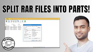 How to Split RAR Files into Parts on Window [upl. by Eelyab]