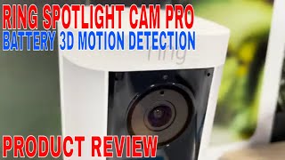 ✅ Ring Spotlight Cam Pro Battery 3D Motion Detection 🔴 [upl. by Seavey]