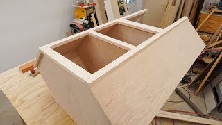 Making A Corner Cabinet  Kitchen Cabinet [upl. by Smitty690]