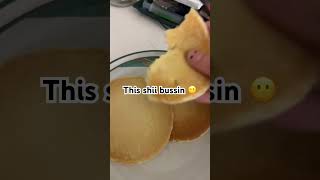 YUMMY pancakes fypシ゚viral food foodie yummy silly [upl. by Attiuqal46]