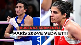 Busenaz Sürmeneli Paris 2024 Olimpiyat Oyunlarında Taylandlı Janjaem Suwannaphenge kaybetti [upl. by Assirram377]