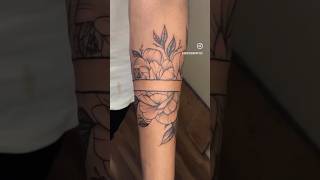 Floral Armband Tattoo Contact no9594744548For more details follow 7dropsinktattoo [upl. by Roderigo]