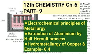 12th Chemistry Ch6Part9Extraction of Aluminium by HallHeroult processStudy with Farru [upl. by Gradey]