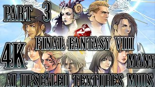 Final Fantasy VIII Remastered Part 3 4K AI Upscaled  ReShade Many Mods Playthrough [upl. by Sorkin563]