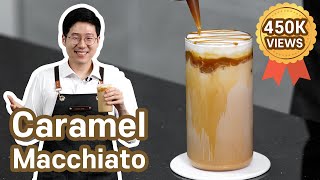 The best Iced Caramel Macchiato  Obviously better than Starbucks [upl. by Notneuq824]