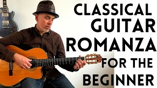 Beginners Classical Guitar Tutorial How to Play Spanish Romance Romanza  TWE Guitar Tutorials [upl. by Eenerb857]