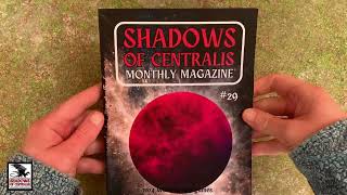 Shadows of Centralis issue 29 114page premium paperback by Wombat Wargames flick through video [upl. by Attiuqaj]