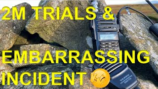 New 2m Antenna Trial amp Embarrassing Incident [upl. by Htiekal]