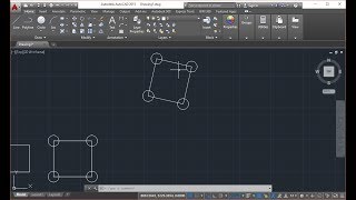 Mirror command in Autocad  AUTOCAD MODIFY TOOLBAR [upl. by Rehptsirhc]