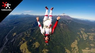 TURBOLENZA Skydiving next to stunning active volcano by Roberta Mancino [upl. by Haraf]