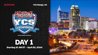 YuGiOh TCG YCS Raleigh NC – Day 1 [upl. by Alfonzo448]