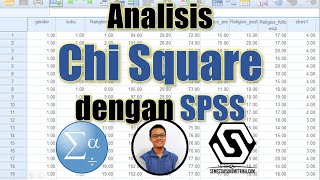 Analisis Chi Square dengan SPSS [upl. by Ardnohs326]