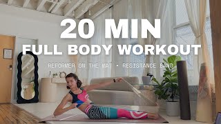 20MIN FULLBODY PILATES WITH RESISTANCE BAND [upl. by Stiruc]