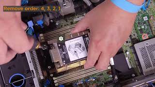 ThinkEdge SE455 V3 removing a processor and heat sink [upl. by Adnocahs397]