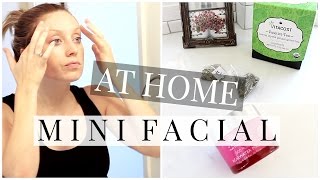 At Home Mini Facial  Kendra Atkins [upl. by Ingamar]