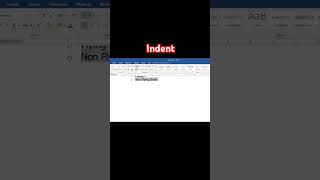 Indent in msword indent affects to first line of paragraph [upl. by Robbins]