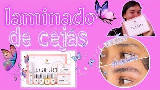 laminado de cejas 😌FACIL Y RAPIDO 😍 KID de LASH LIFT 😍 [upl. by Teresa895]