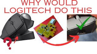 Fixing Logitechs design choice MX ERGO USB C mod replacement PCB [upl. by Clancy866]