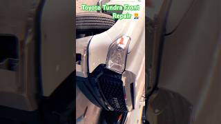 Toyota Tundra  How to Fix the Front End  Step by Step automobile shorts video [upl. by Audie84]