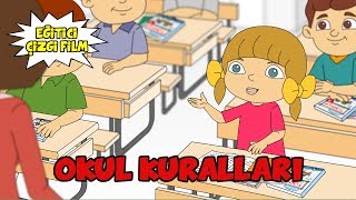 Okul Kuralları Eğitici Çizgi film Animasyon [upl. by Biddy]