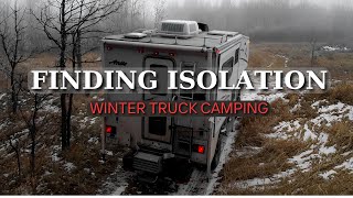 This is Why I Enjoy Winter Camping in a Truck Camper [upl. by Thier]