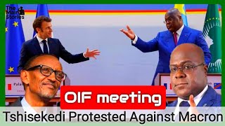 🚨DRCONGO President Tshisekedi Protested against France President Macron [upl. by Britney382]