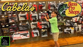 BB Gun and Airsoft Shopping at Cabelas and Bass Pro Shops [upl. by Yerffeg]