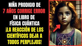 NIÑA PRODIGIO DE 7 AÑOS CORRIGE ERROR EN LIBRO DE FÍSICA CUÁNTICA LA REACCIÓN DE LOS [upl. by Wirth]