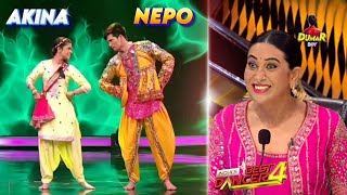 Nepo And Akina Garba Performance  Indias Best Dancer Season 4  IBD Season 4  EP 28  Dumar Boy [upl. by Atiuqcir257]