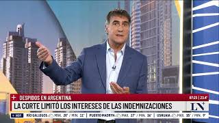 Despidos en Argentina la corte limitó los intereses de las indemnizaciones [upl. by Alolomo]