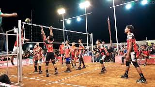 🔥Duel LAWUGENI vs CAKRA full hantam spike dorr final 3 Abang Srono the best volley ball 2024 [upl. by Swisher]