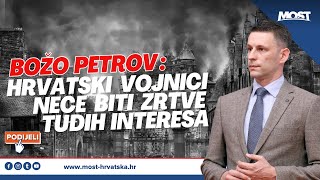 Petrov Zaštitimo hrvatske vojnike Most protiv slanja vojnika u Ukrajinu [upl. by Dnalyram]