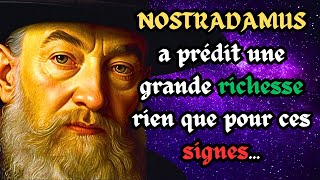 NOSTRADAMUS na prédit une grande richesse pour ces signes du zodiaque quà partir doctobre [upl. by Oiliruam]