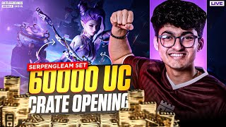 60000 UC Mk14 and AWM CRATE OPENING  SCRIMS LIVE ✈️❤️🔥 BGMI [upl. by Ahseital]