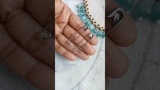 Amezing 😱😳😳MiNi SAFETY PIN Earrings diy earringsearrings makingshortvideo ViralShortsyoutube [upl. by Carma]