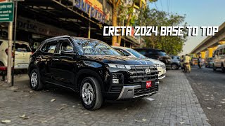 CRETA 2024 BASE TO TOP 🤩 AFTER MARKET PRICE   CRETA 2024 FACE LIFT MODIFIED [upl. by Adiuqal]