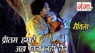 Maithili Song  प्रीतम हमारे अहा बिना नहीं चैन  Maithili Hit Song 2016 [upl. by Laefar]