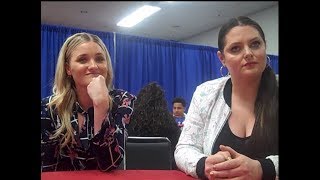 SheRa  AJ Michalka and Lauren Ash Interview WonderCon 2019 [upl. by Bicknell526]