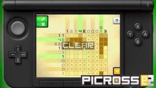 Picross e2 Nintendo 3DS [upl. by Nerad]