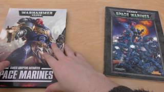 Space Marines Codex  Old vs New WH40K [upl. by Nigem]