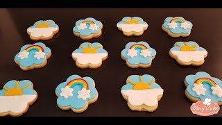 GALLETAS DE MANTEQUILLA DECORADAS CON FONDANT 🍪😋 [upl. by Onivla895]