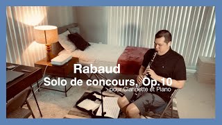 Rabaud Solo de Concours Op 10 [upl. by Querida]