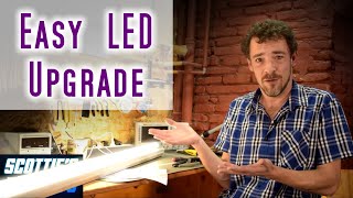 Fluorescent to LED conversion made EASY [upl. by Eiresed]