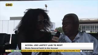 ACCRA JOE LARTEY LAID TO REST [upl. by Stockwell]