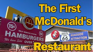 The First McDonalds Restauraunt was on Route 66  McDonalds Museum and History [upl. by Ferriter]