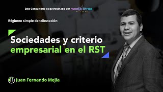 Régimen simple de tributación sociedades y criterio empresarial [upl. by Horten562]