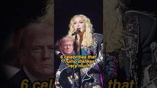 6 celebrities that Trump dislikes very muchcelebrity foryou fyp [upl. by Mir643]