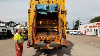 Terberg bin lift demonstration [upl. by Isteb]