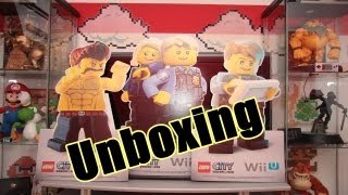 Unboxing Lego City Undercover PappaufstellerPappfiguren [upl. by Noswad654]