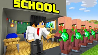 Minecraft but I Open a School [upl. by Annoiek]